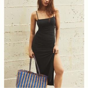 ❤️‍🔥Firm Price❤️‍🔥 By Anthropologie Strappy Back Midi Dress